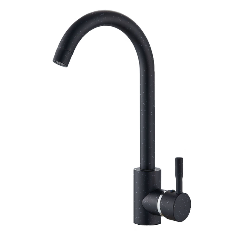 Bateria kuchenna czarna nakrapiana GRANIT