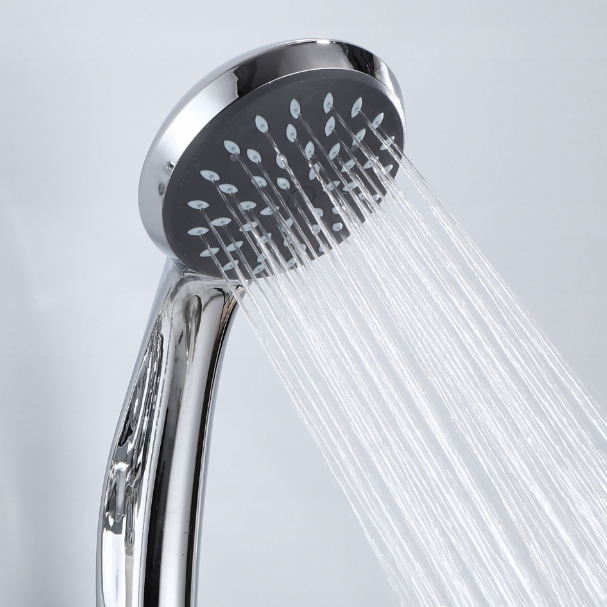 Zestaw prysznicowy DROP chrom z wężem i uchwytem