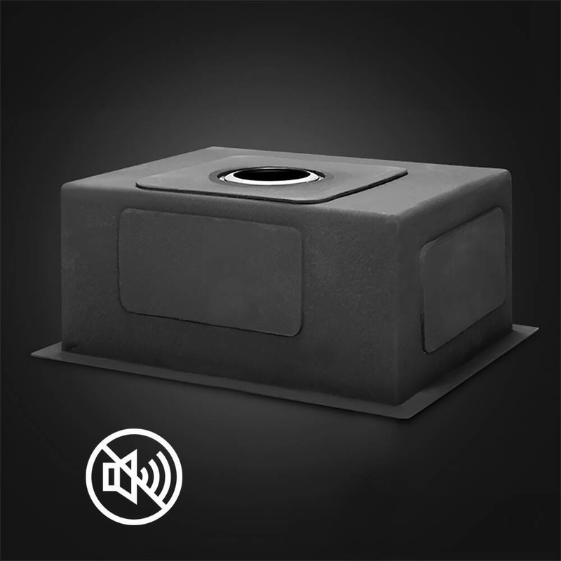 Zlewozmywak stalowy 37x45 inox + syfon GRATIS podblatowy, podwieszany