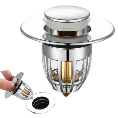 Uniwersalny korek do umywalek filtr odpływowy