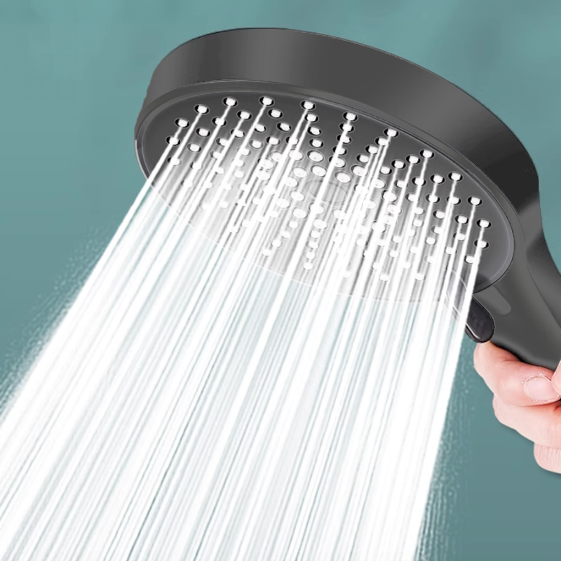 Słuchawka prysznicowa duża 3-funkcyjna SHOCK czarna