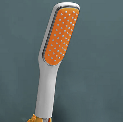 Słuchawka prysznicowa DUAL biała pomarańczowa