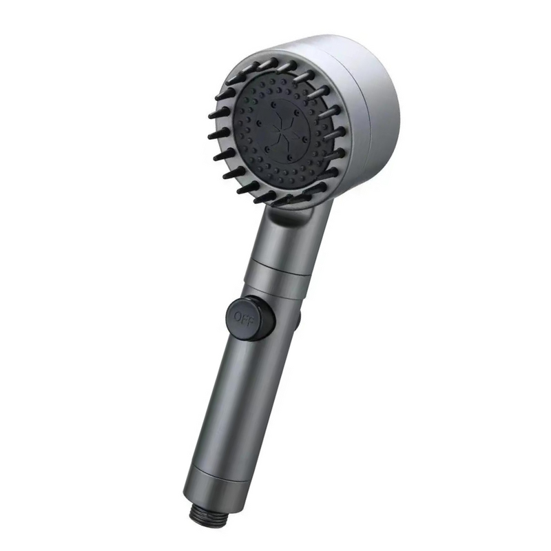 Słuchawka prysznicowa z funkcją masażu 3-funkcyjna filtrująca grafitowa