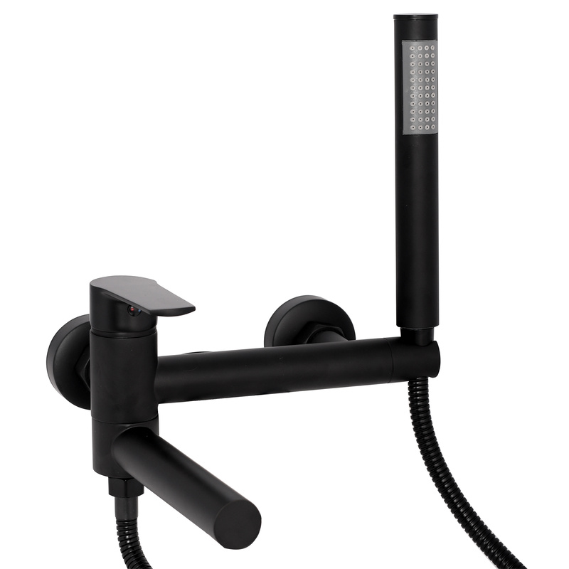 Bateria wannowa prysznicowa obrotowa HUGO BLACK