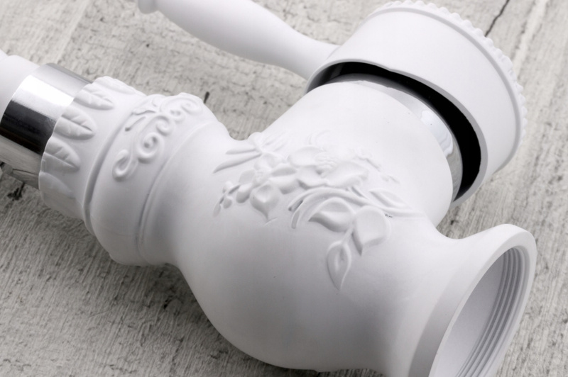 Bateria kuchenna biała RETRO