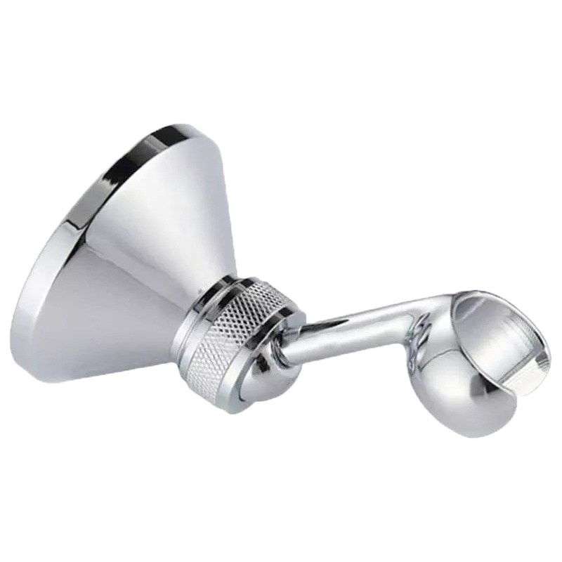 Uchwyt prysznicowy ruchomy obrotowy na słuchawkę natryskową chromowany STAL