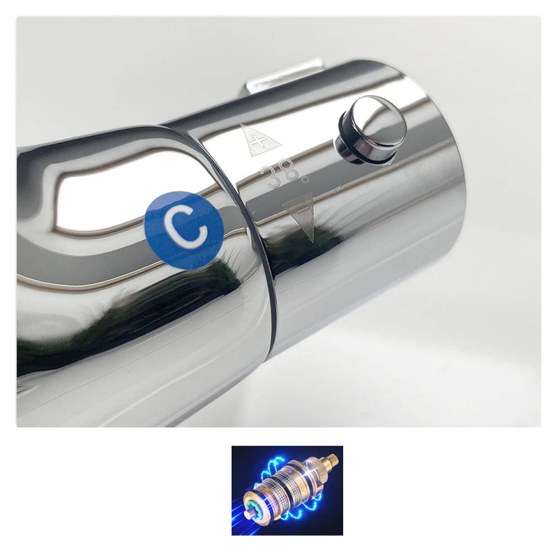 Bateria umywalkowa termostatyczna EDITH