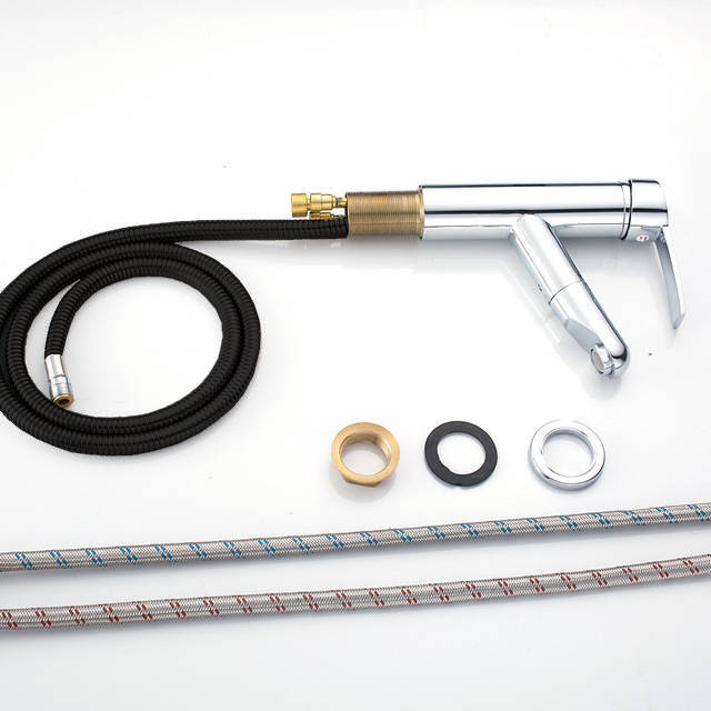 Bateria umywalkowa wyciągana wylewka kran CANO