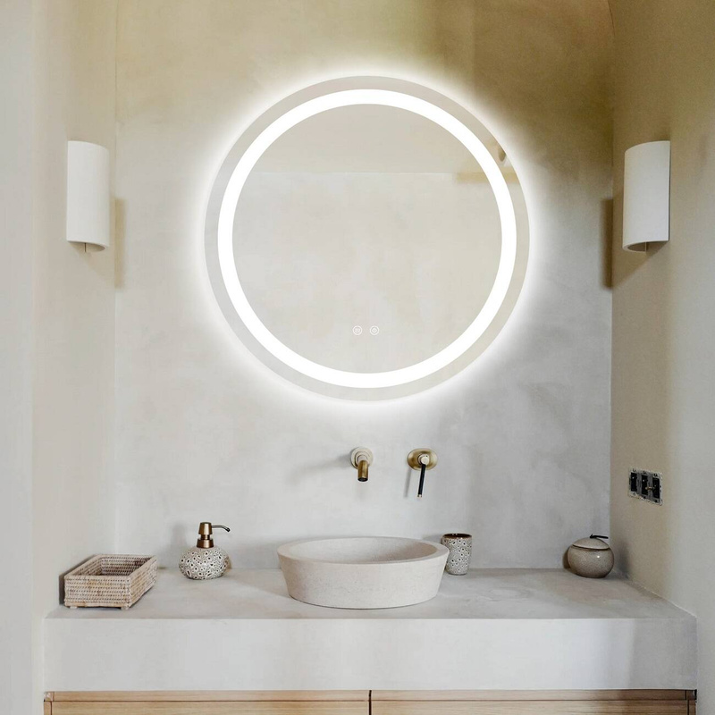 Lustro podświetlane LED 70 cm okrągłe J05