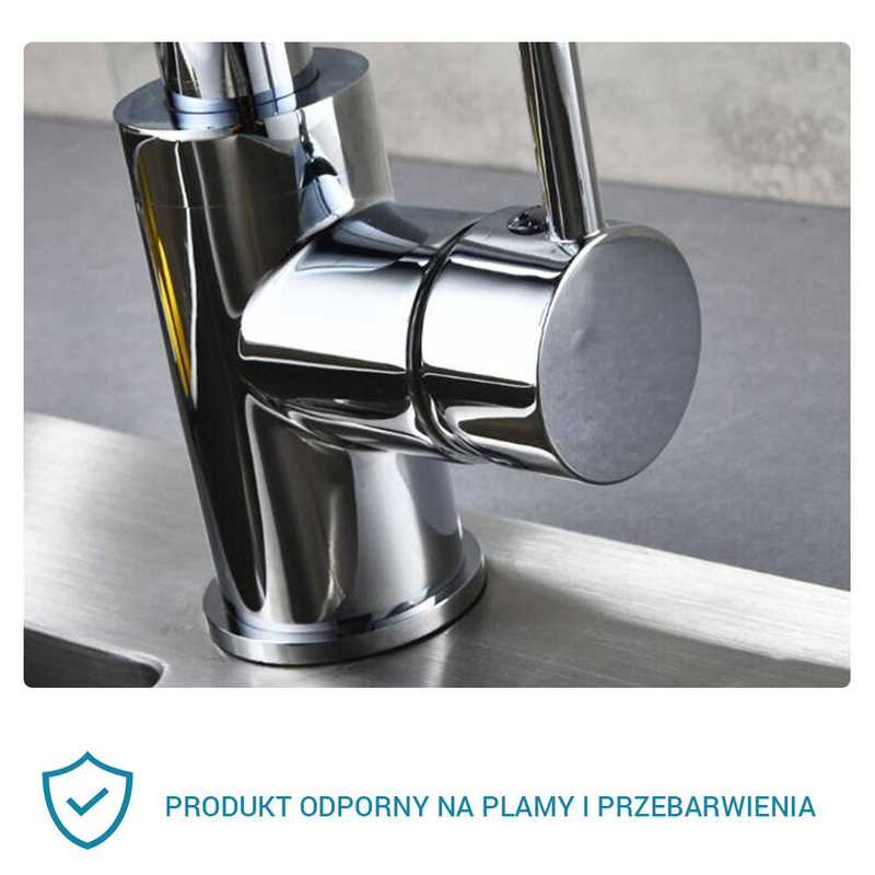 Bateria kuchenna z wyciąganą wylewką TUBO CHROM