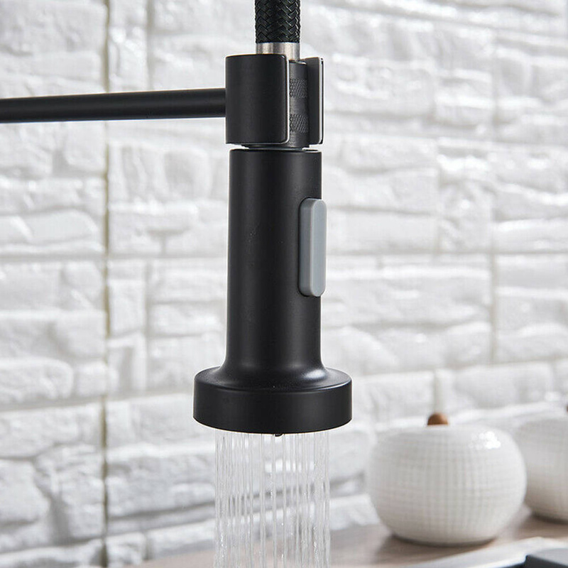 Słuchawka do baterii kuchennej z wyciąganą wylewką czarna KING