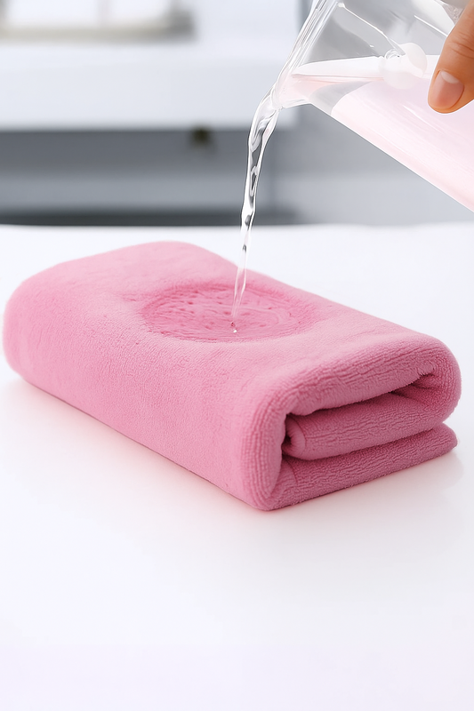 Ręcznik kąpielowy MIKRO różowy z mikrofibry 50x100 szybkoschnący
