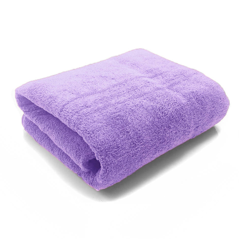 Ręcznik kąpielowy MIKRO fioletowy z mikrofibry 50x100 szybkoschnący