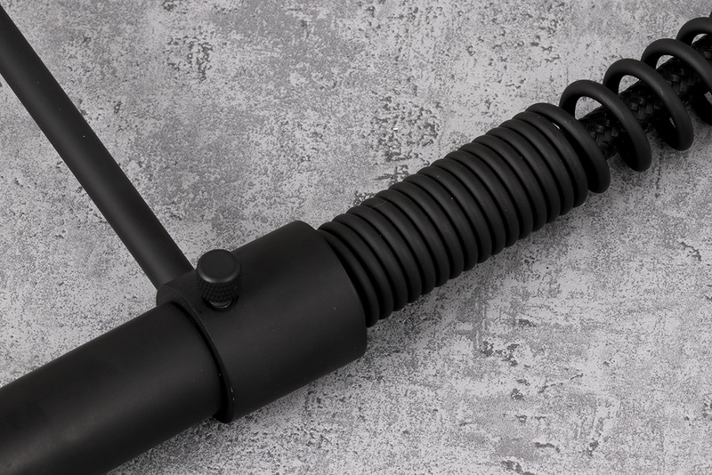 Bateria kuchenna czarna z wyciąganą wylewką KING