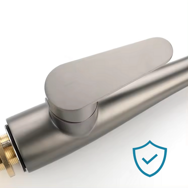 Bateria kuchenna z wyciąganą wylewką LANA GRAY szara