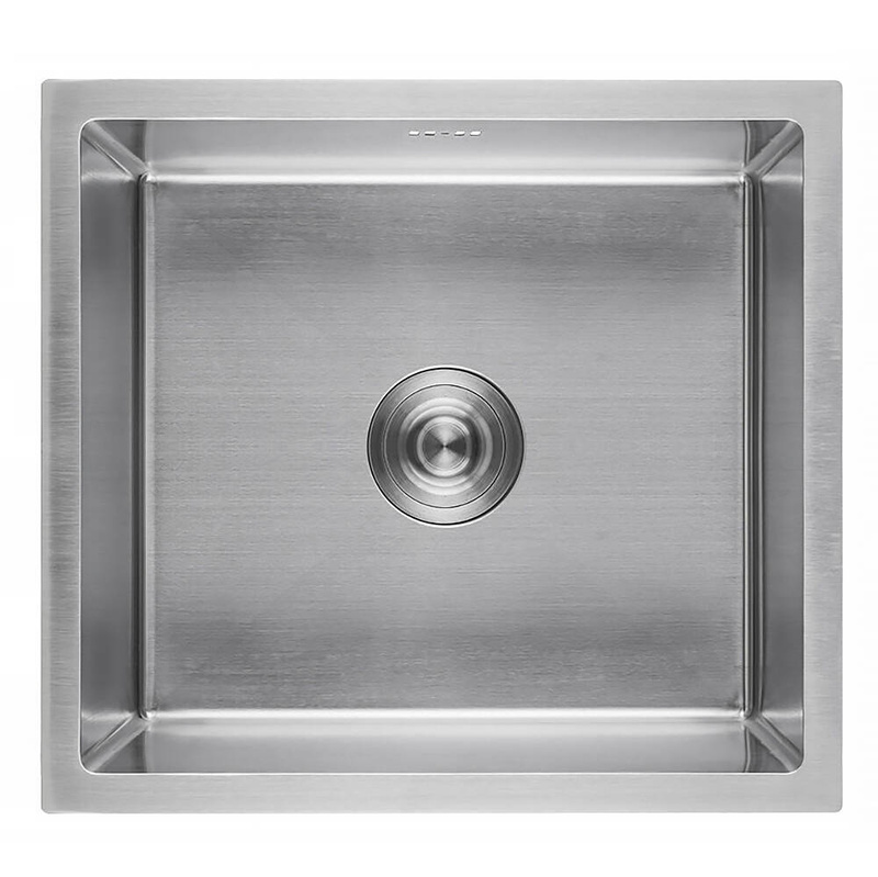 Zlewozmywak stalowy 44x44 inox + syfon GRATIS podblatowy, podwieszany