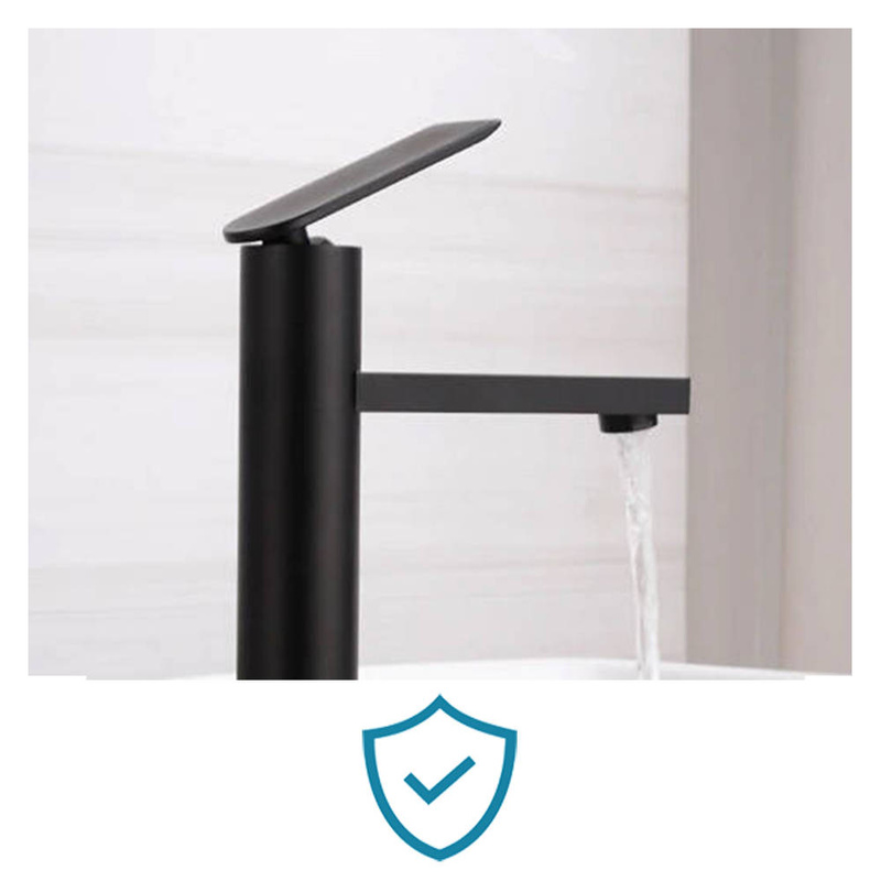 Bateria umywalkowa czarna TROGIR