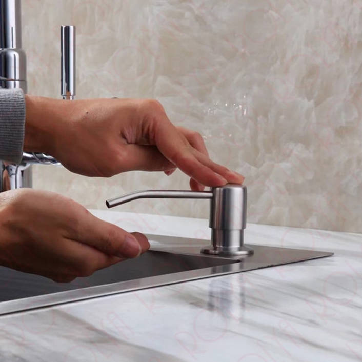 Dozownik do zlewozmywaka inox napełniany od góry