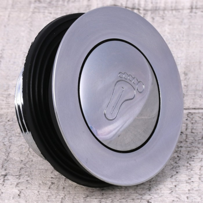 Korek do wanny brodzika standardowy ze stopą