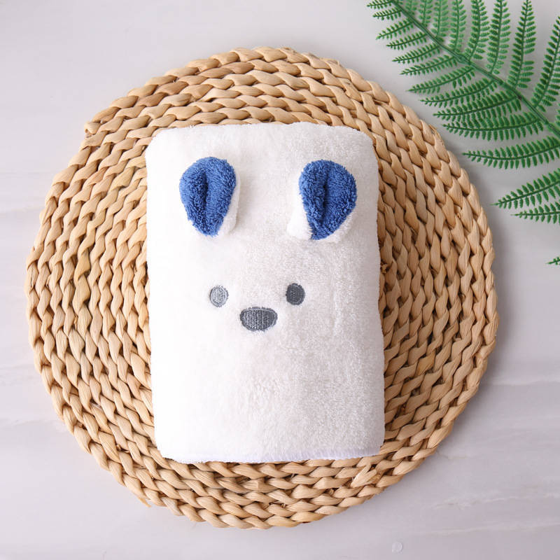 Ręcznik na włosy z mikrofibry szybkoschnący biały