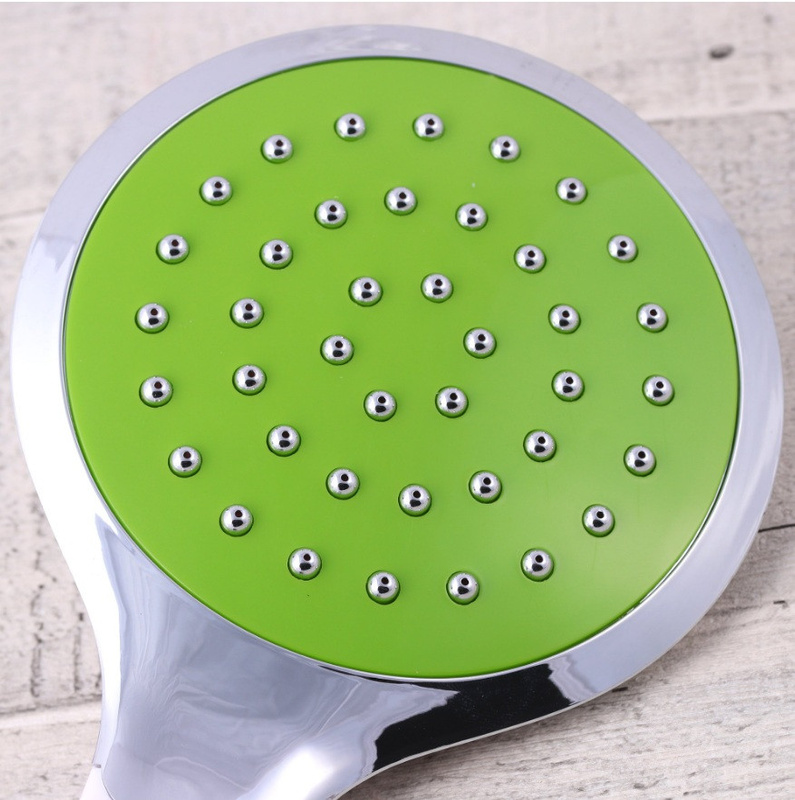 Słuchawka prysznicowa biało-zielona