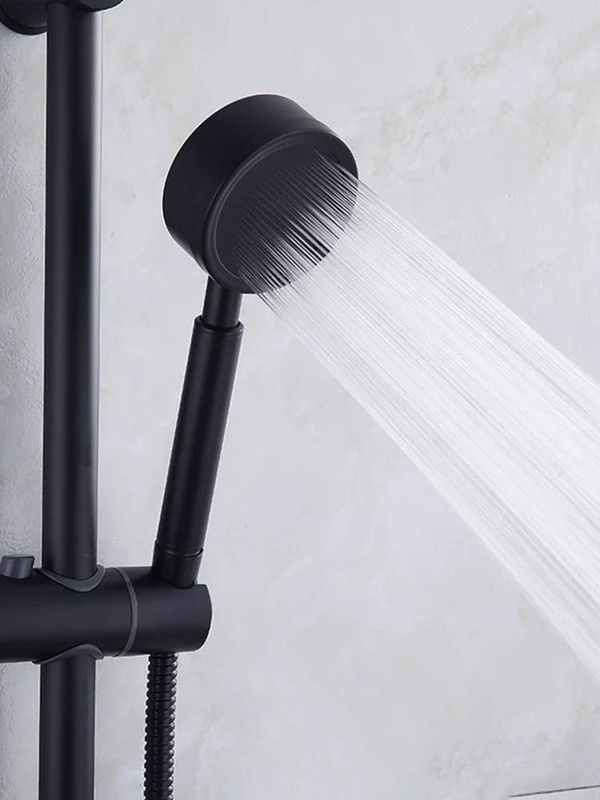 Słuchawka prysznicowa aluminiowa ALU EKO BLACK