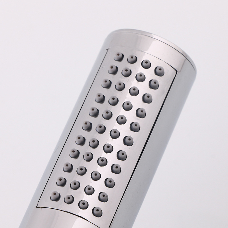 Słuchawka prysznicowa stalowa chrom prosta zaokrąglona HUGO