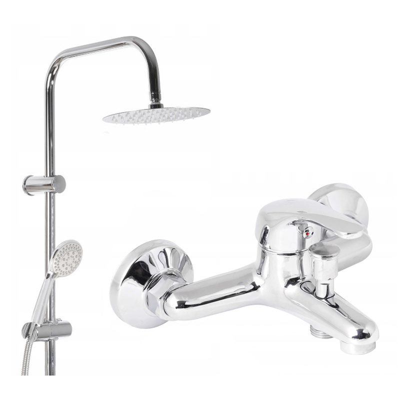 ZESTAW prysznicowa + bateria wannowa BASIK