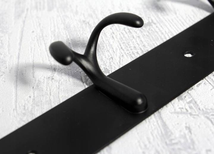 Wieszak łazienkowy motylek czarny 002