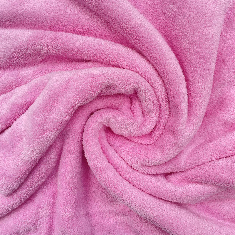 Ręcznik kąpielowy MIKRO różowy z mikrofibry 50x100 szybkoschnący