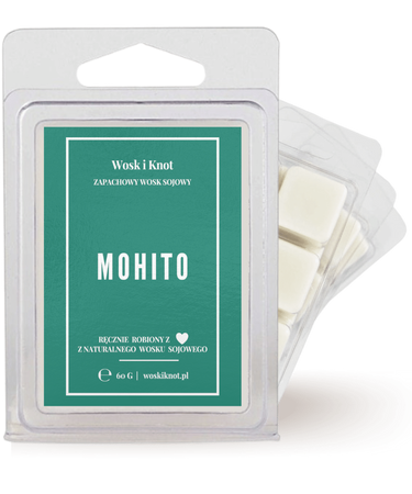 Wosk zapachowy sojowy do kominka MOHITO