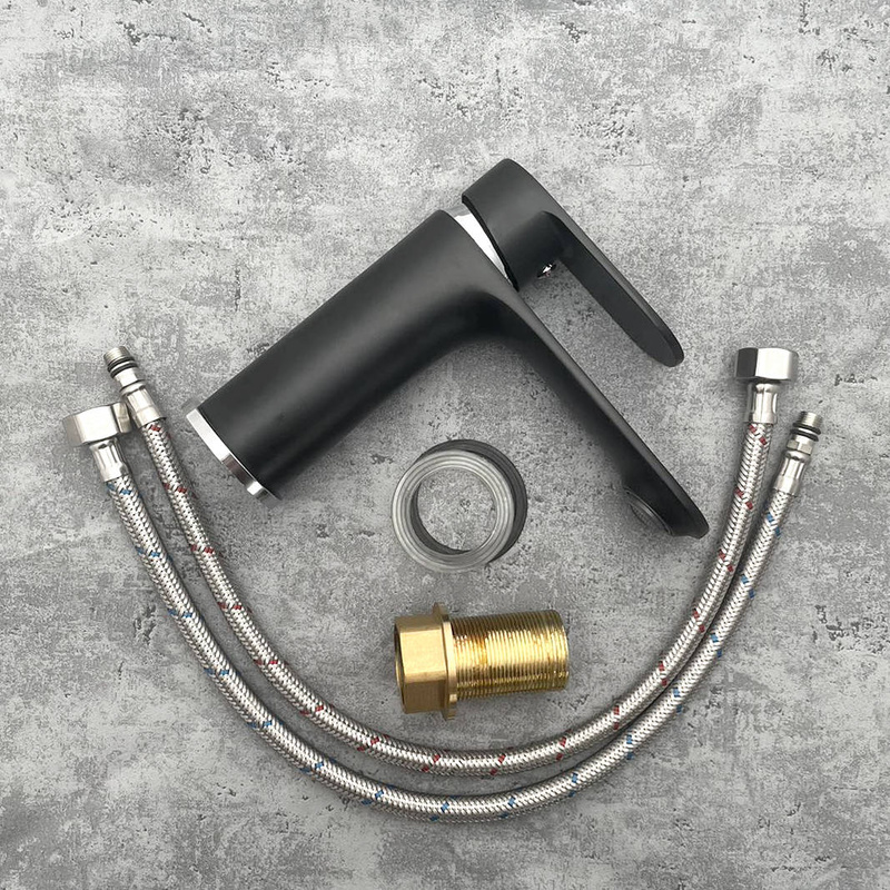 Bateria umywalkowa LIAM czarna