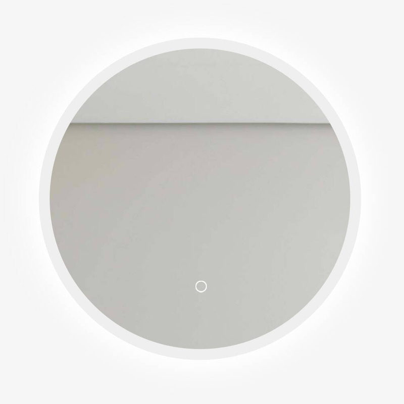 Lustro łazienkowe podświetlane LED 50 cm okrągłe J33