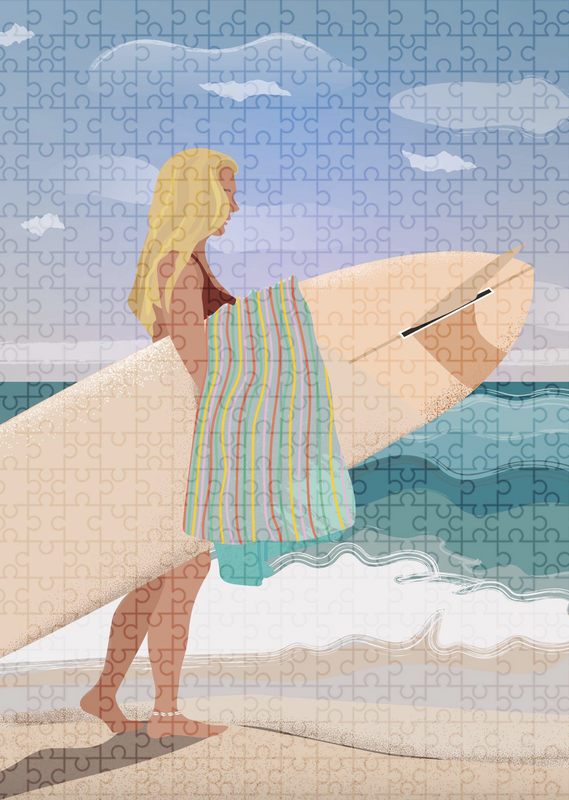 Puzzle 500el. Surf It w eco woreczku