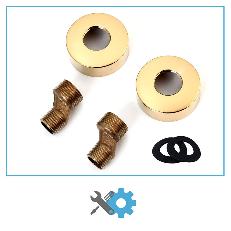 Bateria wannowa ścienna złota nowoczesna SINK