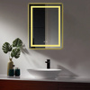 Lustro łazienkowe podświetlane LED 50x70 cm prostokątne J08