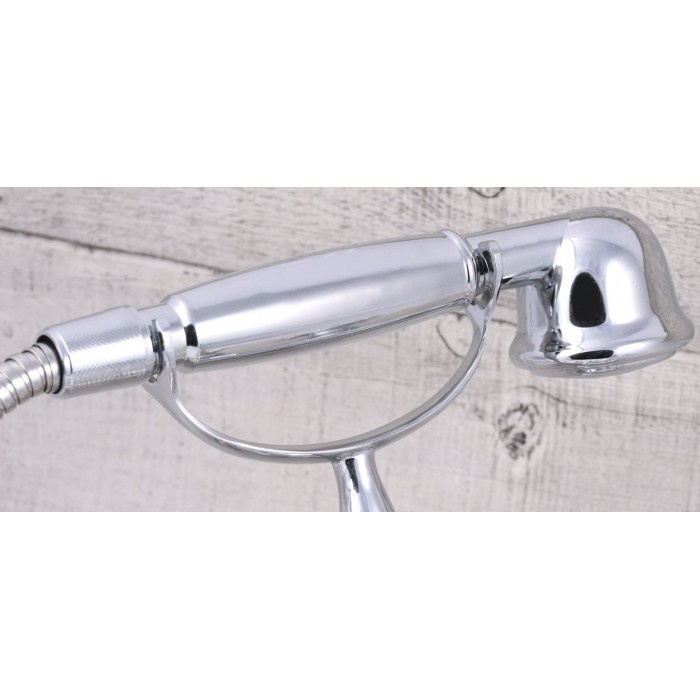 Zestaw prysznicowy wąż słuchawka uchwyt styl retro