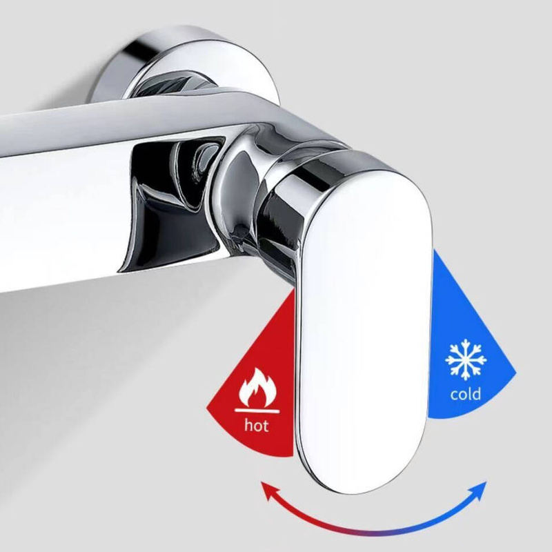 Bateria wannowa prysznicowa obrotowa BOSS CHROM