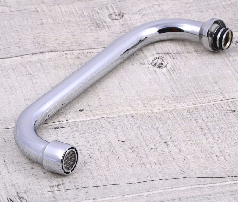 Wymienna wylewka do baterii ściennej kuchennej łazienkowej kranu zamienna obrotowa długa rurowa C 1/2" 28 cm