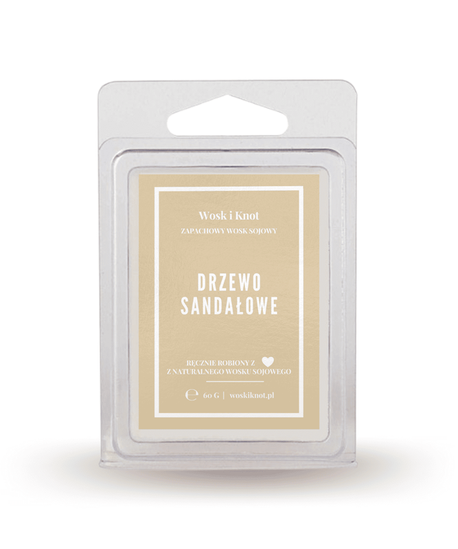 Wosk zapachowy sojowy do kominka Drzewo Sandałowe