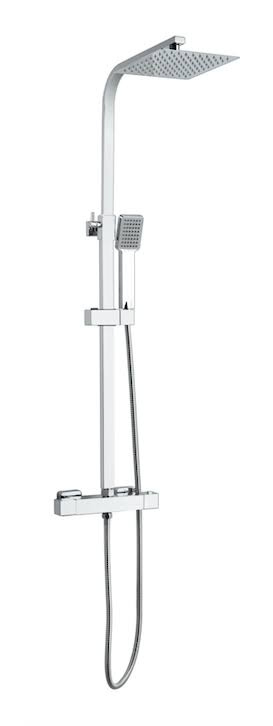 Zestaw bateria prysznicowa termostatyczna z deszczownicą SANA