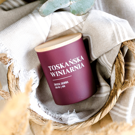 Świeca sojowa zapachowa TOSKAŃSKA WINIARNIA 200ml