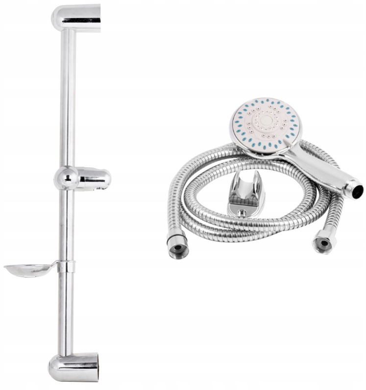 Komplet drążek natryskowy zestaw prysznicowy