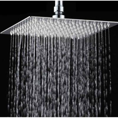 Deszczownica prysznicowa stalowa cienka 15cm