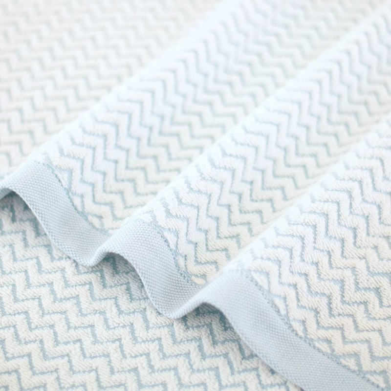 Ręcznik kąpielowy niebieski łazienkowy 50x100 500gsm LAHTI