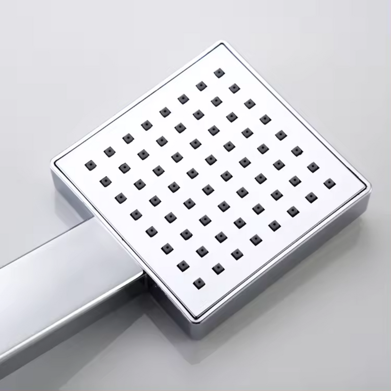 Zestaw deszczownica + słuchawka prysznicowa kwadratowa 20 cm obrotowa regulowana