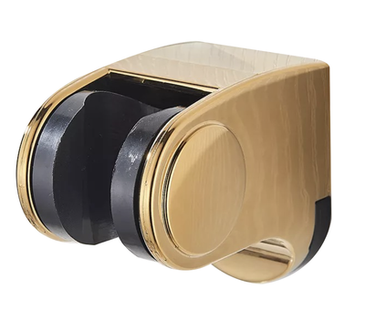 Uchwyt prysznicowy na słuchawkę ruchomy złoty GOLD