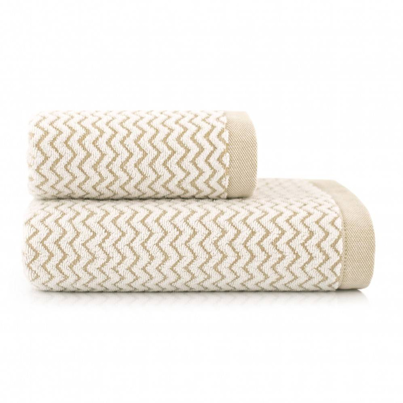 Ręcznik kąpielowy beżowy łazienkowy 50x100 500gsm LAHTI