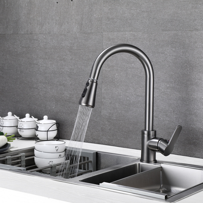 Bateria kuchenna GRAFIT z wyciąganą wylewką 3F