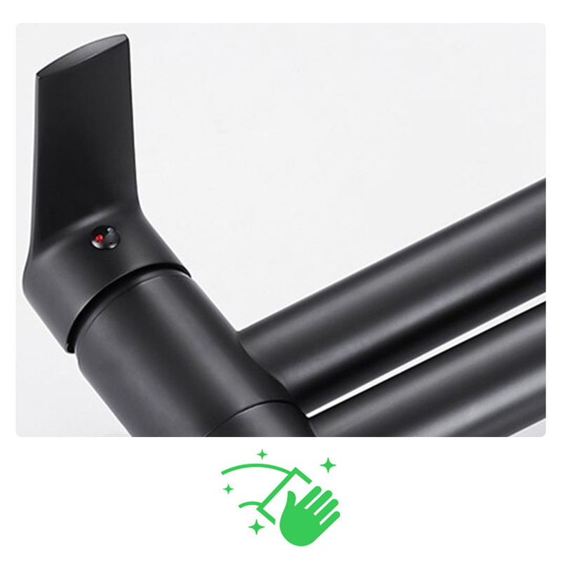 Bateria wannowa prysznicowa obrotowa HUGO BLACK